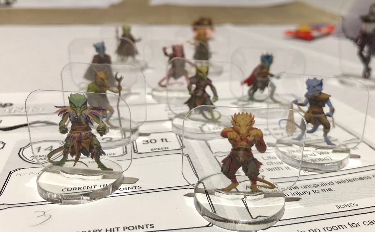 Some crafty DMs learned how to print paper versions their own miniatures ei...