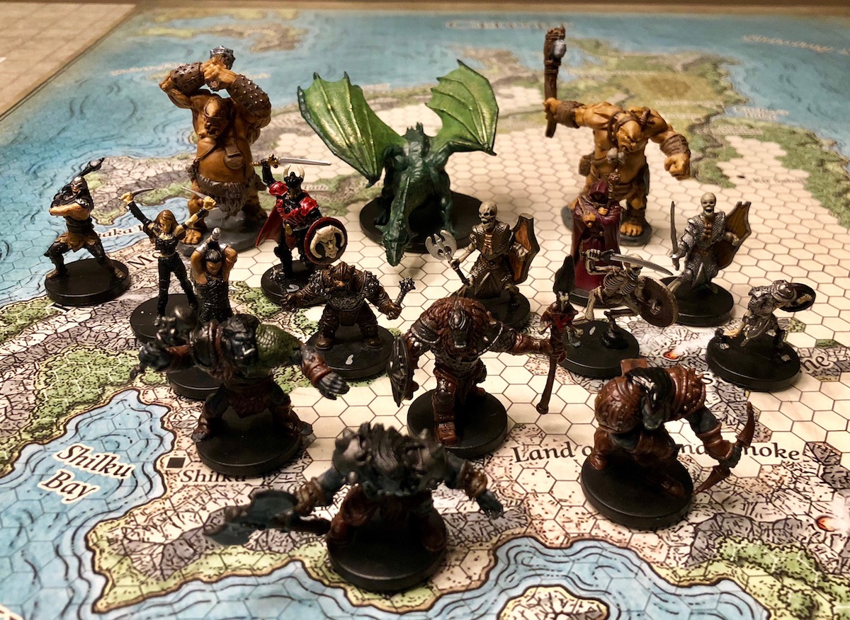 Que peut on trouver sur les D&D miniatures ?